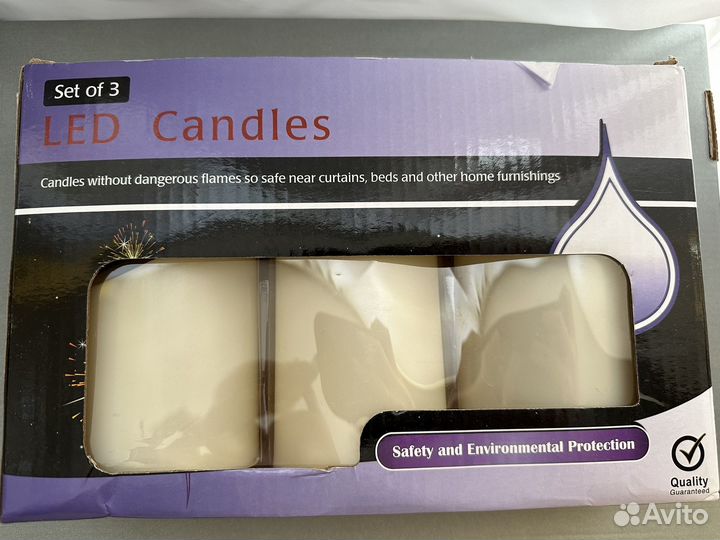 Свечи светодиодные на батарейках