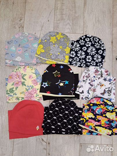 Шапочки и комплекты ручная работа от 0до10лет