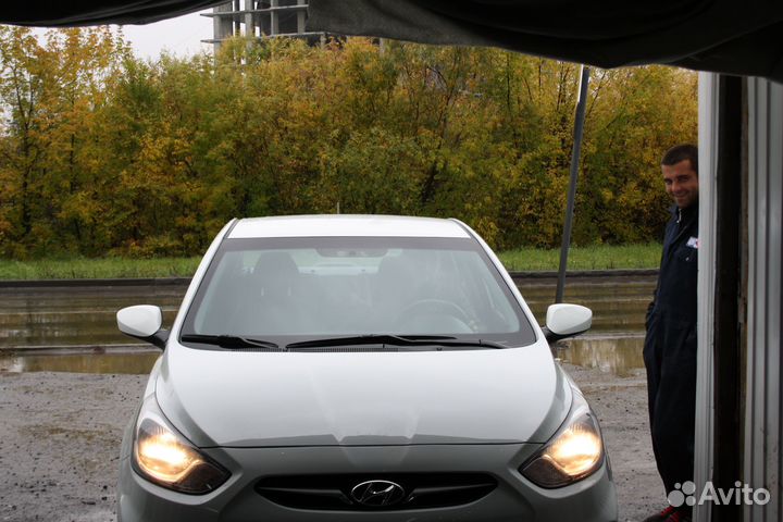 Стекло лобовое Hyundai Solaris I (2010-17) новое