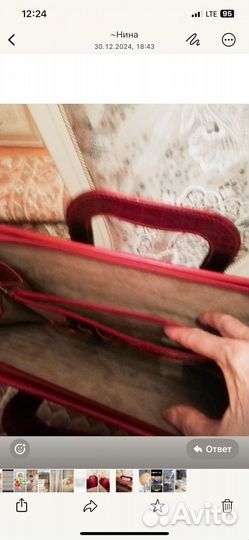 Портфель для документов кожаный