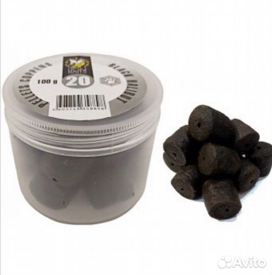 Пеллетс coppens black halibut 20мм 100гр