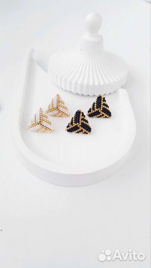 Серьги из бисера