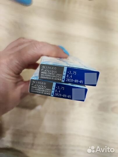 Линзы контактные acuvue oasys двухнедельные 10 шт