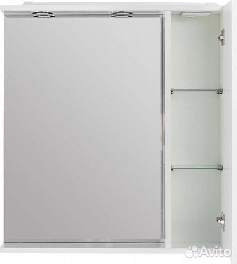 Зеркало-шкаф BelBagno Marino 60x75 marino-SPC-600/750-1A-BL-P-R правое с подсветкой