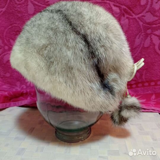 Берет женский норковый