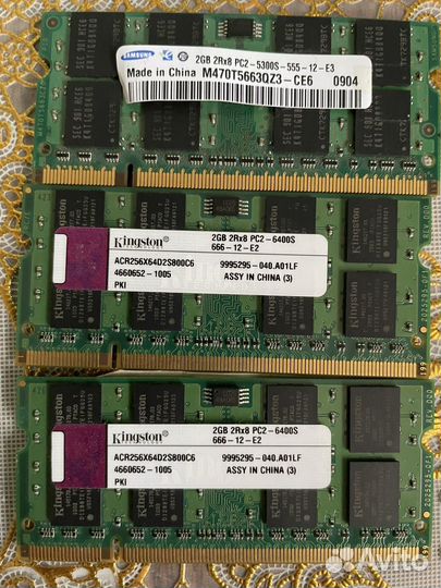 Оперативная память ddr2 2gb для ноутбука