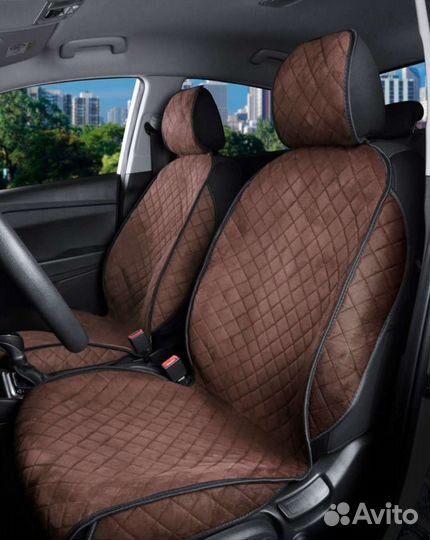 Накидки на сидения из алькантары