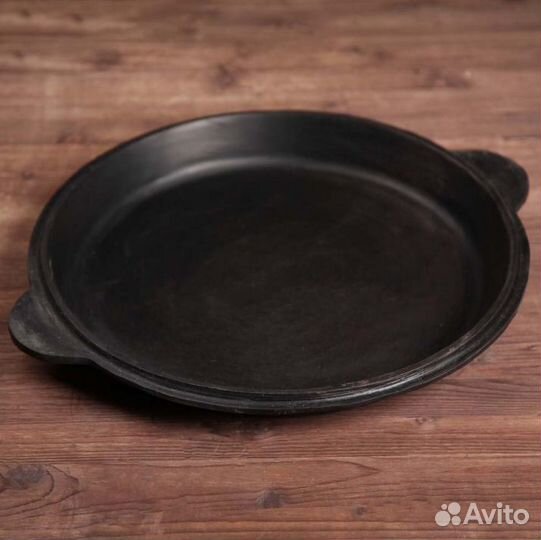 Крышка-сковорода чугунная для казана 8 л