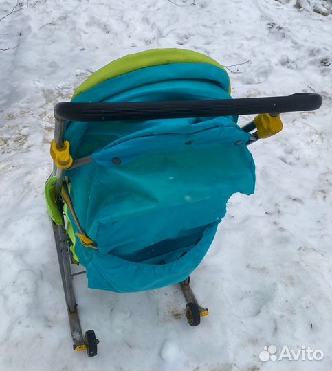 Детская коляска-санки