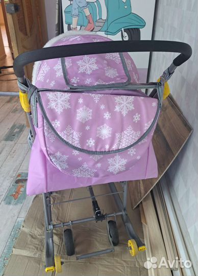 Коляска санки