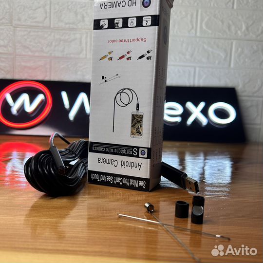 Гибкая камера эндоскоп Android / 2 м