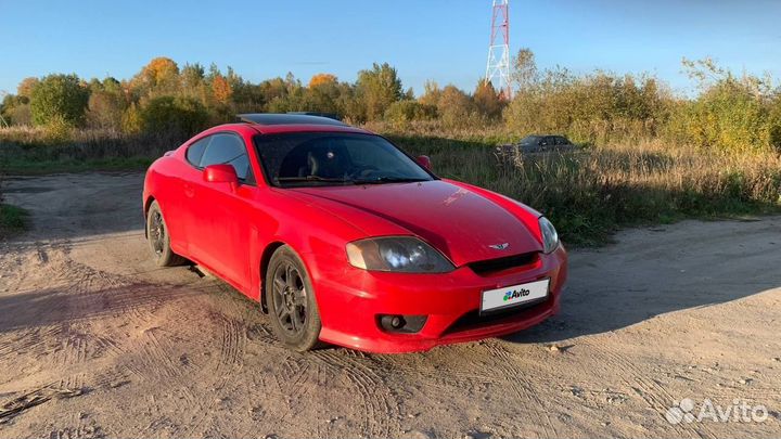 Hyundai Tiburon 2 AT, 2003, 173 000 км