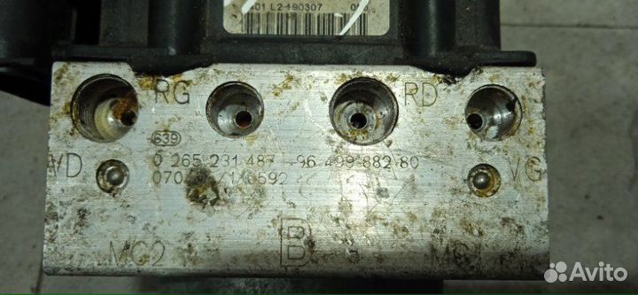 Блок ABS Citroen C4 2004-2011