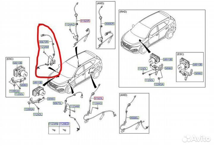 Б/У датчик abs - В хорошем состоянииn- Оригинал
