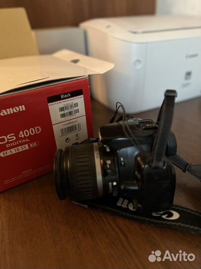 Зеркальный фотоаппарат 400D canon