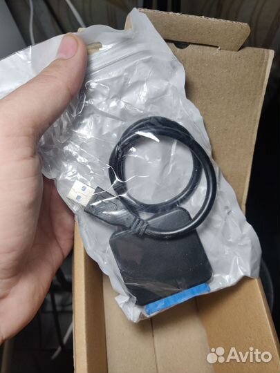 USB SATA адаптер с доп. питанием