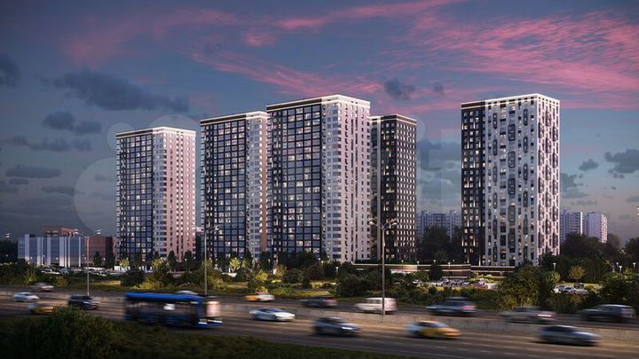 1-к. квартира, 33,7 м², 12/25 эт.