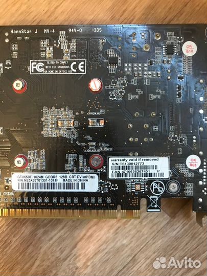 Видеокарта palit GTX 650TI