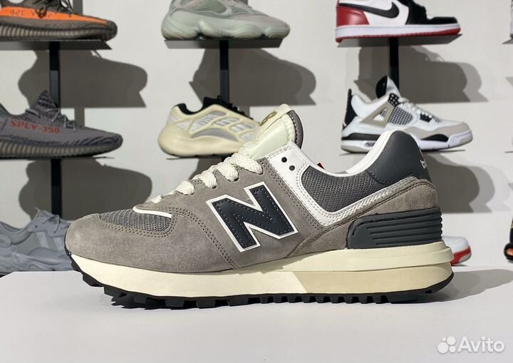 New Balance 574 Gray Classic Lux VR3