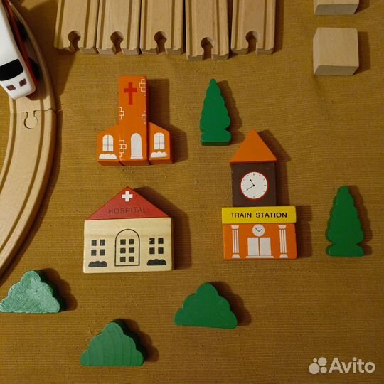 Железная дорога IKEA набор 85 элементов