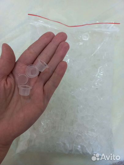 Капсы (колпачки) для пигмента, тату краски 1000 шт