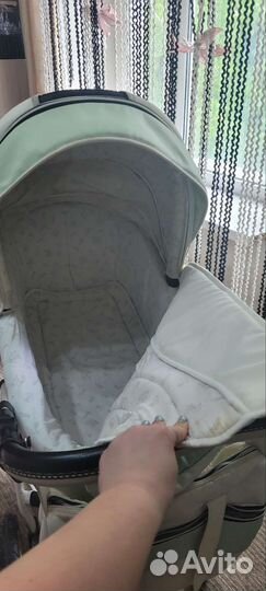 Коляска 2 в 1 эко кожа