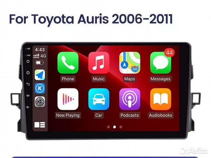 Магнитола для Toyota Auris 2007-11 2/32 ips