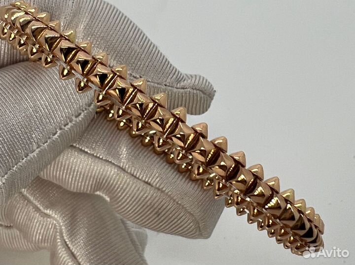 Золотой браслет Cartier Clash