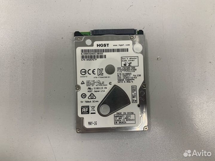 Жесткий диск hgst 2.5