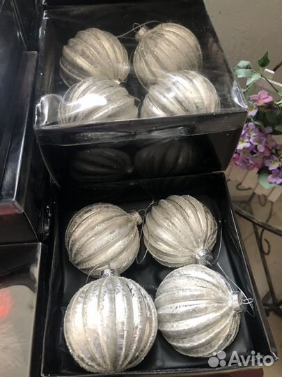 Елочные шары стекло