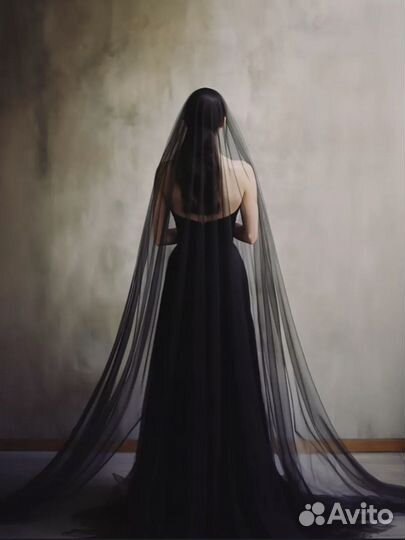 Фата черная