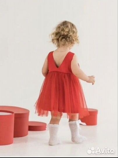 Платье для девочки 92