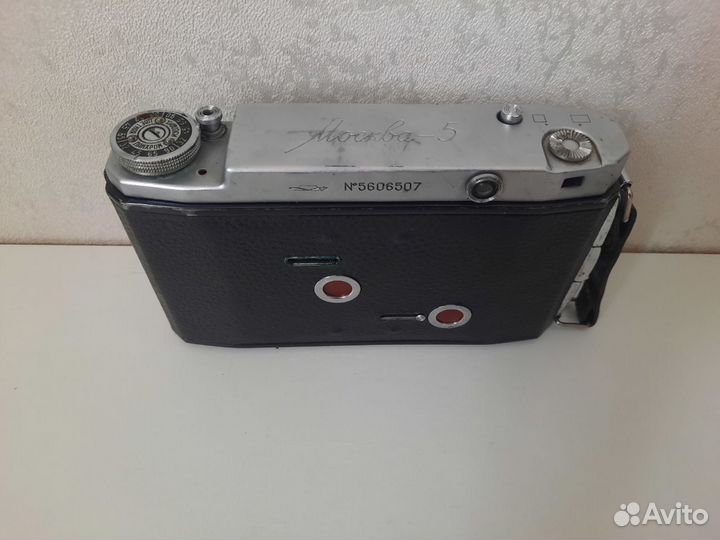 Фотоаппарат Москва 5 + чехол, вспышка и батарея
