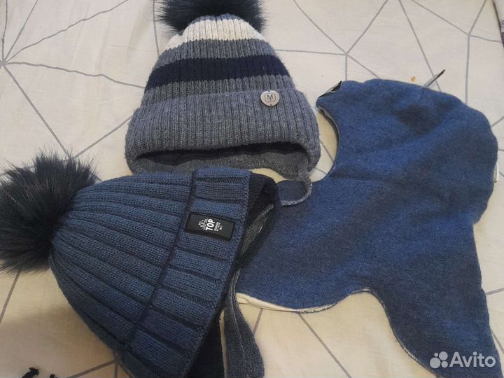 Зимние шапки для мальчика