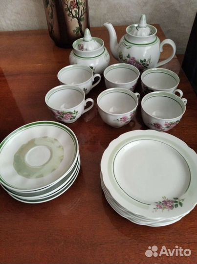 Чайный сервиз,20 предметный,новый,Дулево,1995 г