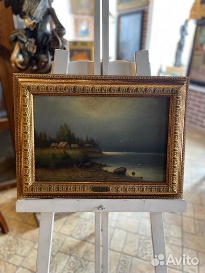 Картина маслом К.Розен. -ученик Шишкина и Клевера