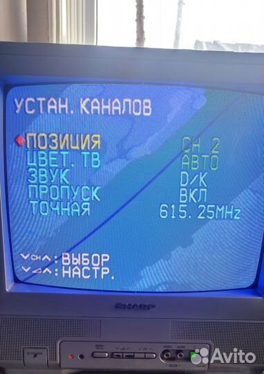 Телевизор sharp 14J1-RU