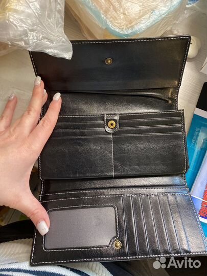 Кошелек женский новый кожа