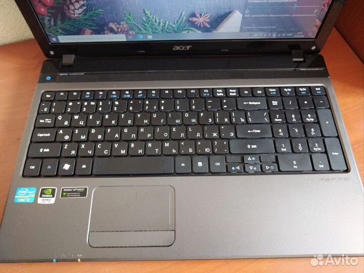 Ноутбук Acer aspire 5750g, i3 2350, ssd 128gb, 8gb