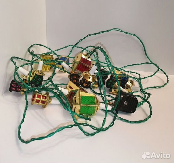 Советская гирлянда «Радуга Фонарики» 6м рабочая