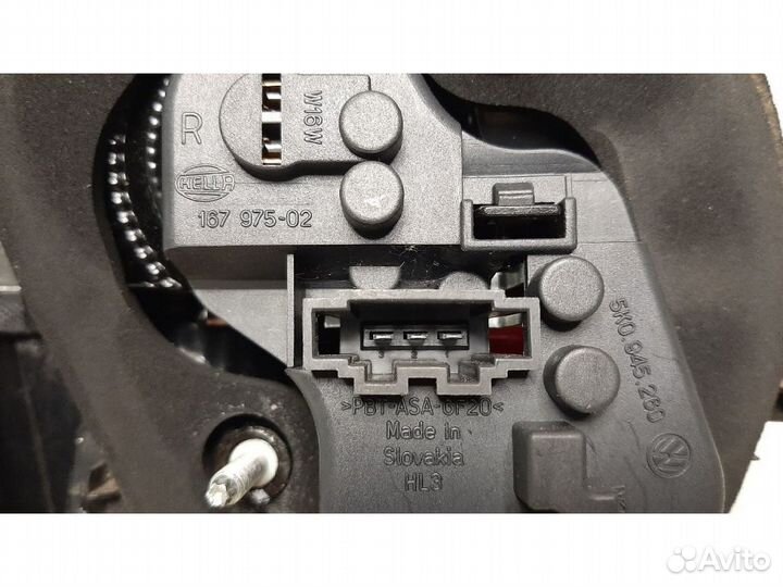 Фонарь задний правый внутриний volkswagen golf 6