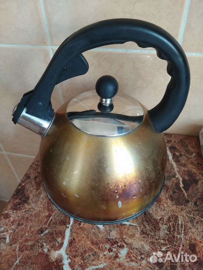 Чайник со свистком б/у