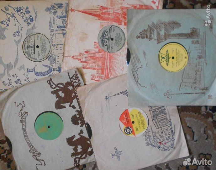 Пластинки патефонные (78) и другие