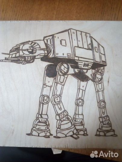 Выжженые картины героев Star Wars