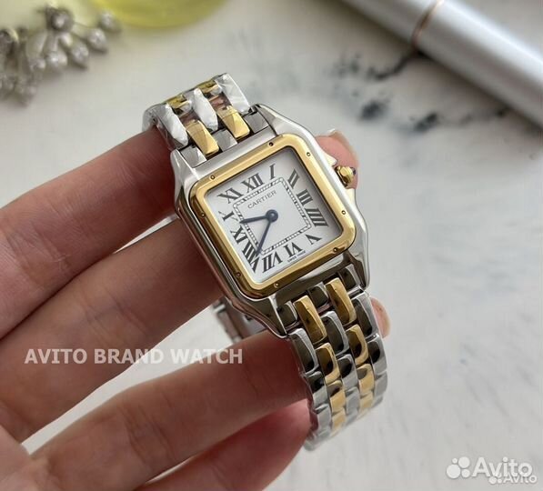 Часы Cartier Panthere 27 mm yellow gold and steel