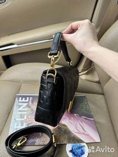 Сумка женская Fendi Baguette Black