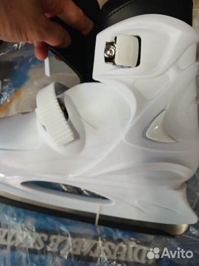 Коньки ледовые раздвижные девочке размер 29-32