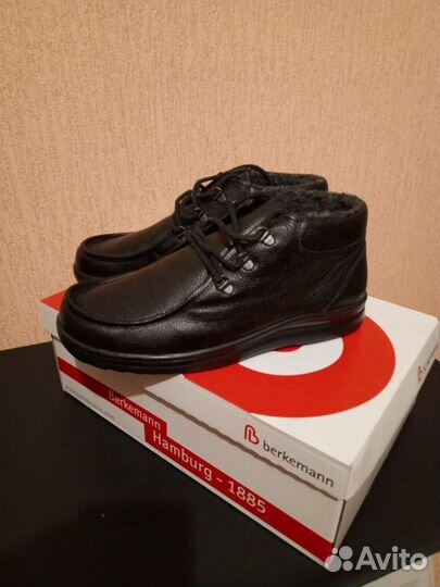 Ортопедические кожаные ботинки 42