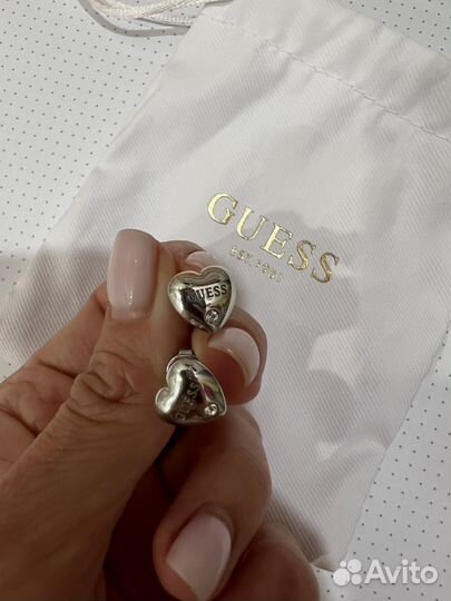Сережки guess оригинал