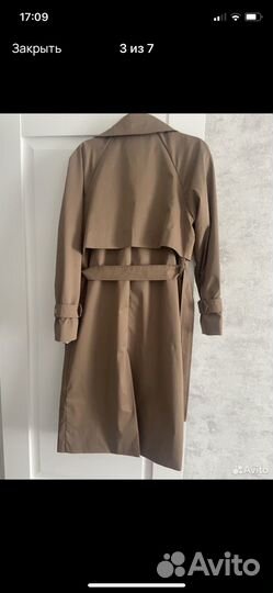 Плащ тренч женский 42 44